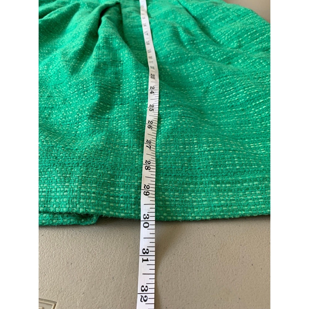 Banana Republic Green Tweed Strapless Cocktail Dress Pockets Wedding Guest 12 - Picture 12 of 12